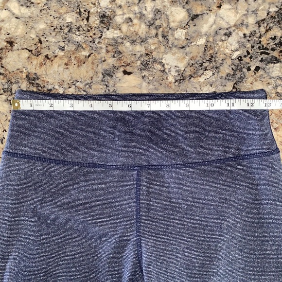 Kyodan Women’s Active Leggings – Navy Striped, Size P/S Small, 29” Inseam - Picture 5 of 7